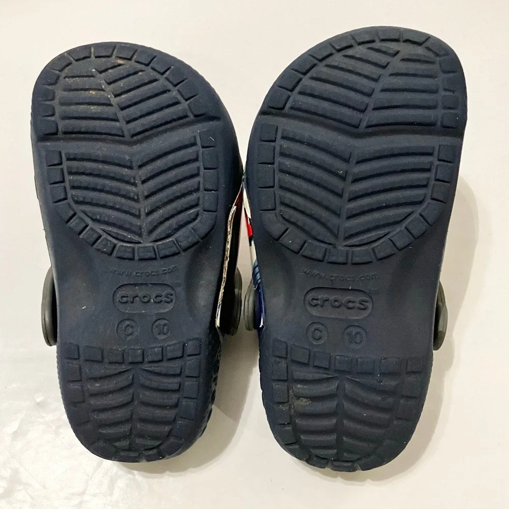 Crocs Avengers Superhero Clog Slip-On Shoes Boys Sz C 10
